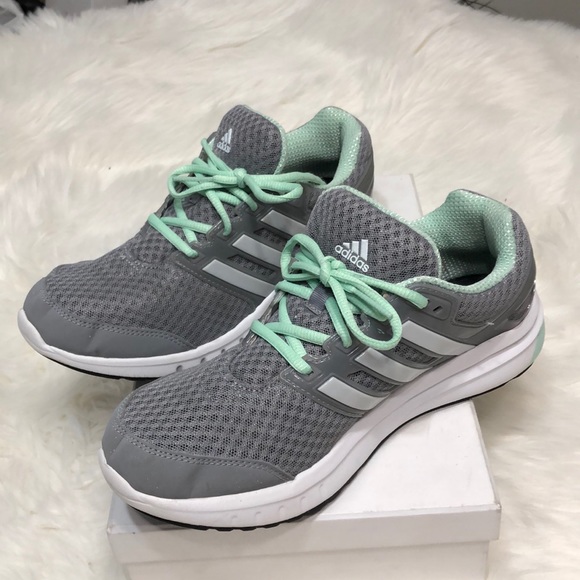 adidas Shoes - Adidas gray and white running shoes size 8.5